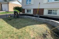 front-lawn-retaining-wall-flower-landscaping